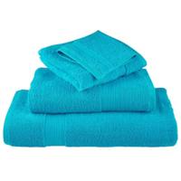 Handdoeken SOLUND 10 st 600 g/m 100x200 cm turquoise - thumbnail