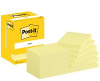 Memoblok post-it 657 76x102mm geel | 8 stuks - thumbnail