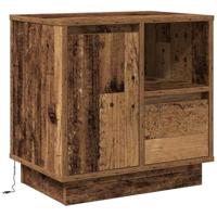 Nachtkastje met 2 pcs Oud Hout 50 x 34.5 x 50 cm. Bewerkt hout - thumbnail