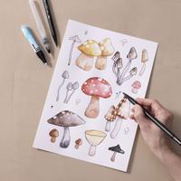 Creativ Company Watertank penselen, afm s+m+l, 10 ml, 3 stuk/ 1 doos - thumbnail