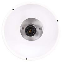 VidaXL Plafondlamp industrieel e27 mangohout wit - thumbnail
