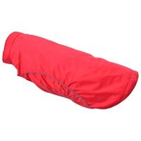 VidaXL Hondenregenjas met reflecterende strips polyester rood 3xl - thumbnail