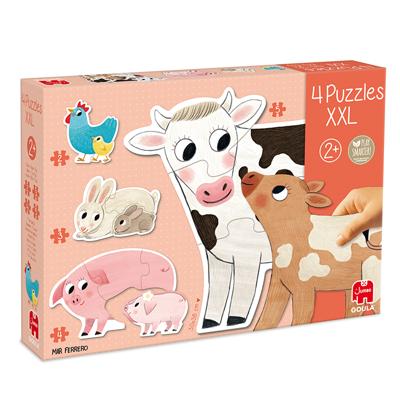 Goula vormpuzzel Dieren XXL junior karton 14-delig Goula vormpuzzel Dieren XXL junior karton 14-delig