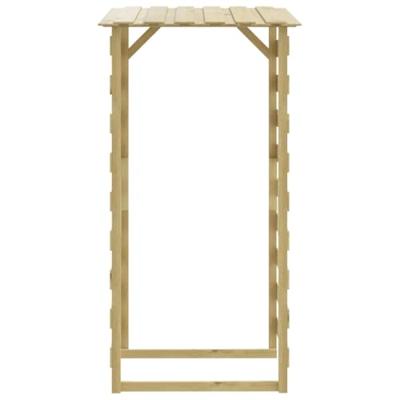 Pergola's met dak 4 st 100x90x200 cm geïmpregneerd grenenhout