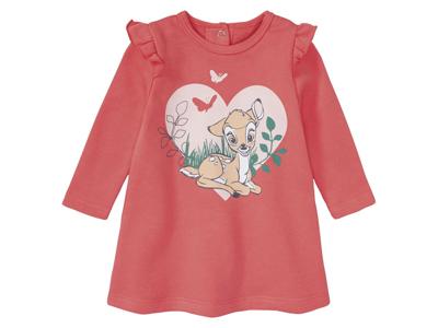 Baby meisjessweatjurk met hoog bio-katoengehalte (Lichtroze, 74/80)