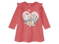 Baby meisjessweatjurk met hoog bio-katoengehalte (Lichtroze, 74/80) - thumbnail