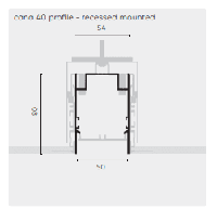 Kreon - Trimless plasterkit profile - thumbnail