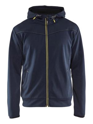 Blåkläder Hoodie met rits 33632526 | Donkerblauw/Geel | Maat XL - 7330509550151 Blåkläder Hoodie met rits 33632526 | Donkerblauw/Geel | Maat XL - 7330509550151