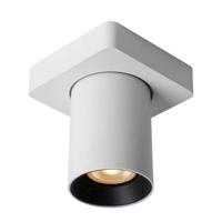 Lucide NIGEL - Plafondspot - LED Dim to warm - GU10 - 1x5W 2200K/3000K - Wit - thumbnail