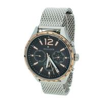Tommy Hilfiger roestvrijstalen mesh-armbandhorloge voor heren, 44 mm - thumbnail