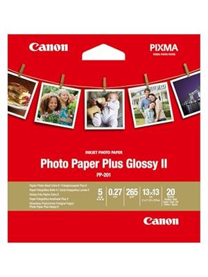 Canon PP-201 Photo Paper Plus Glossy II 13x13cm 265g 20 vel - thumbnail