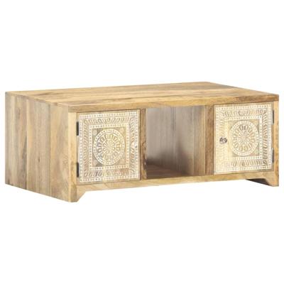 Salontafel 90x50x35 cm massief mangohout