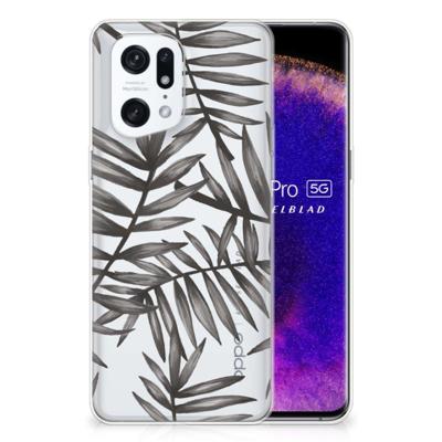 OPPO Find X5 Pro | TPU Case | Leaves Grey
