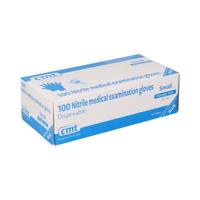Handschoen CMT S nitril blauw 100 stuks - thumbnail