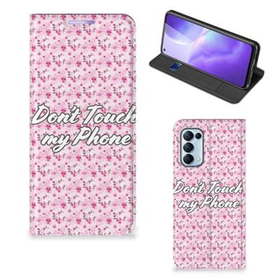 OPPO Find X3 Lite Design Case Flowers Pink DTMP OPPO Find X3 Lite Design Case Flowers Pink DTMP