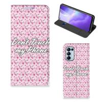 OPPO Find X3 Lite Design Case Flowers Pink DTMP - thumbnail