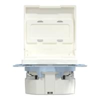 Merten MEG2312-0319 Wandcontactdoos System M Polar-wit 1 stuk(s) - thumbnail