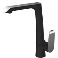 Wiesbaden Tarma Keukenkraan - Eenhendel - Zwart Chroom - thumbnail