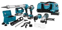 Makita DLX5040TX1 18 V Combiset voor allround werkzaamheden 5,0 Ah accu's (2st.) in Tas - DLX5040TX1 - thumbnail