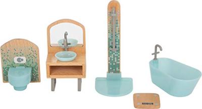 Small Foot houten poppenhuis meubeltjes modern set, 31dlg. - thumbnail