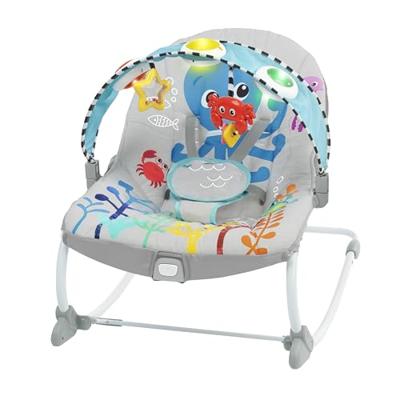 Schommelligstoel - BABY EINSTEIN - Ocean Explorers Kick to It Opus Musical Infant to Toddler Rocker - Kinderen van 0 tot 30 maanden