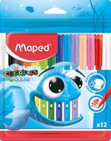 Maped ColorPeps Ocean Viltstiften 12 Stuks - thumbnail