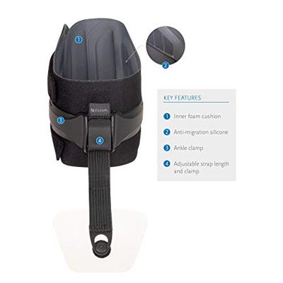 Össur Rebound Foot-Up Klapvoetbrace - L/XL - Universeel - Zwart