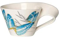 Villeroy & Boch New Wave Caffè Beker Vlinder blauw - thumbnail