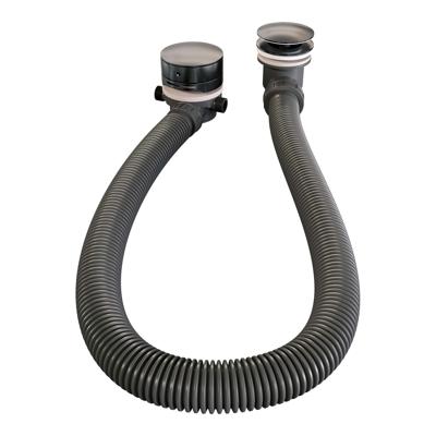 Brauer Badvulcombinatie Geborsteld Gunmetal PVD