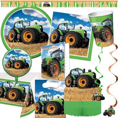 Haza Witbaard tractor uitdeelzakjes, 8st. - thumbnail