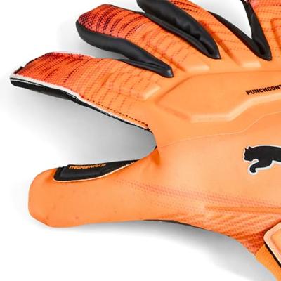 PUMA Ultra Ultimate Hybrid Keepershandschoenen Oranje Zilver Zwart