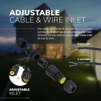 10x Kabelverbinder IP68 waterdicht - thumbnail