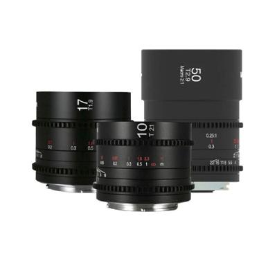 Laowa MFT Cine Prime 3-Lens [Wide + Macro] Bundle (10mm, 17mm, 50mm)