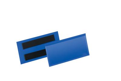 Durable Etikettenhouder | B100xH38mm blauw | magnetisch | pak a 50 stuks - 174107 174107 Durable Etikettenhouder | B100xH38mm blauw | magnetisch | pak a 50 stuks - 174107 174107