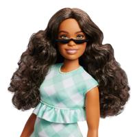Barbie - Barbie Fashionistas Pop Mintgroene Jurk met Bril - Barbie - HYT96 - thumbnail