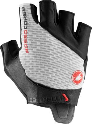 Castelli Rosso Corsa Pro V handschoen wit heren L Castelli Rosso Corsa Pro V handschoen wit heren L