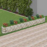 Gabion plantenbak verhoogd 540x50x50 cm gegalvaniseerd ijzer - thumbnail