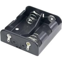 Goobay 45834 Batterijhouder Aantal cellen: 2 C (baby) Soldeeraansluiting (l x b x h) 62 x 56 x 23 mm - thumbnail