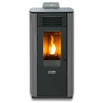 Qlima FIORINA90SLINE Pellet kachel Grijs Qlima FIORINA90SLINE Pellet kachel Grijs