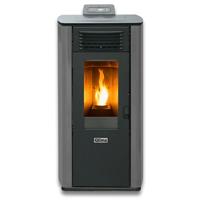 Qlima FIORINA90SLINE Pellet kachel Grijs - thumbnail