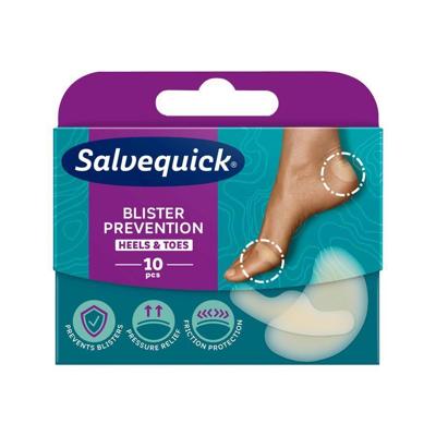 Salvequick Blister Prevention Tenen&hielen 10