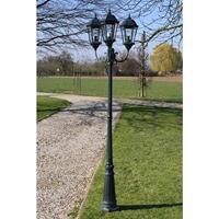 VidaXL Tuinlantaarn brighton 3-arms 230 cm donkergroen/zwart - thumbnail