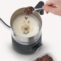 Severin SM3585 Elektrische Melkopschuimer 500 ml RVS/Zwart - thumbnail