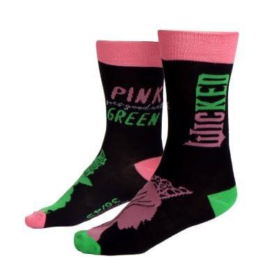 Wicked Socks Pink goes good with Green 36-43