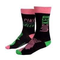Wicked Socks Pink goes good with Green 36-43 - thumbnail