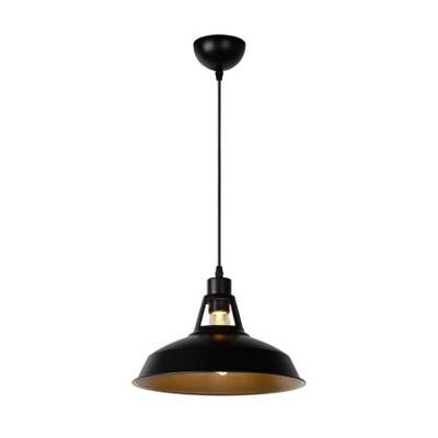 Lucide BRASSY-BIS - Hanglamp - Ø 31 cm - 1xE27 - Zwart