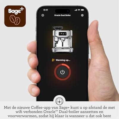 Sage Oracle Dual Boiler SES995BSS4EEU1 Espresso apparaat