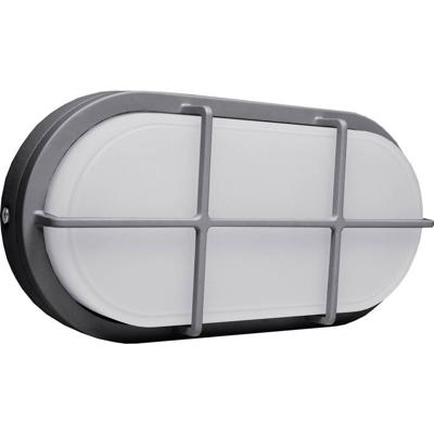 Led Bulkhead 20W 4000K 1680 lumen ovaal zwart 250x125x52mm Schwabe