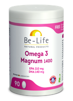 Be-Life Omega 3 Magnum 1400 90 Capsules - thumbnail