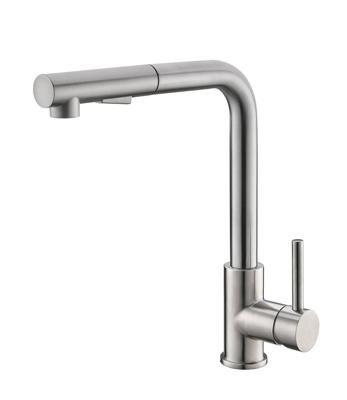 Keukenmengkraan Wiesbaden Reno Twenty Met Uittrekbare Handdouche 304 RVS